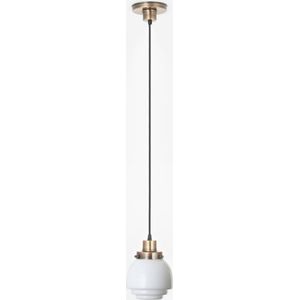 Art Deco Trade - Hanglamp aan snoer Gispen Vlak 20's Brons
