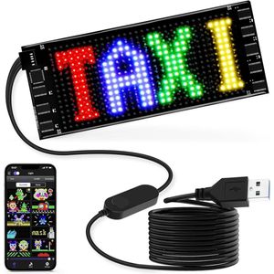 LED Sign - Mini - Led Vlag - Flexibel - USB - Bluetooth