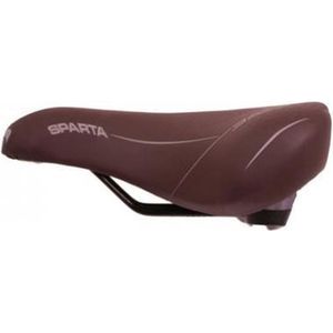 Zadel Selle Bassano Volare met Sparta logo unisex bruin