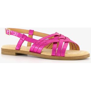 Blue Box metallic dames sandalen fuchsia roze - Maat 38