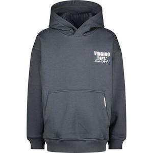 Vingino Basic-hoody Jongens Trui - Maat 128 - Dark stone