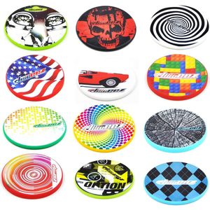 Pakket van 12 Disceez flexibele frisbees met verschillende prints Serie 1B