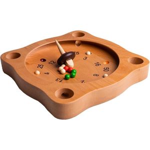 Clown Games Tiroler Roulette van Hout - Bordspel voor 2-6 spelers vanaf 5 jaar