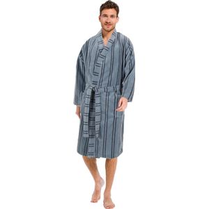 Bamboe badjas heren - Pastunette - Heren ochtendjas met bamboe - luxe - kimono -maat XXL (56)