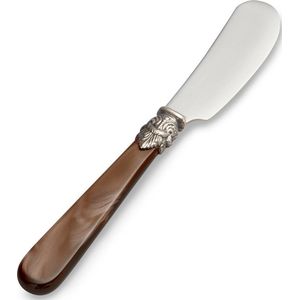 EME Napoleon Botermesje / Tapasmesje, Bruin met Parelmoer (13,5 cm)