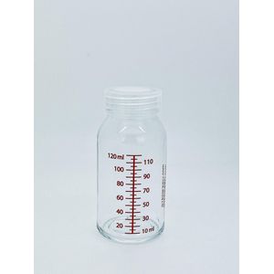 Sterifeed Glazen Moedermelk bewaarfles / babyfles glas 120ml 5 stuks