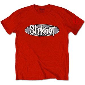 Slipknot - 20th Anniversary Don't Ever Judge Me Heren T-shirt - L - Rood