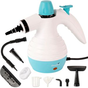 Cleanrite Compact Multipurpose Stoom Reiniger - 10-delige set - Schoonmaakapparaat - Alles-in-één handstoomreiniger