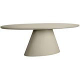 Mello Eetkamertafel ovaal beige 220 cm
