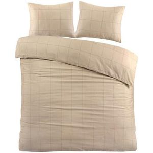 Papillon Cadiz Dekbedovertrek - Tweepersoons - 200x200/220 cm - Taupe