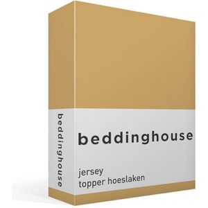 Beddinghouse Jersey - Topper - Hoeslaken - Tweepersoons - 140x200/220 cm - Yellow