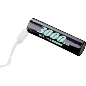 Soshine 18650USB-3.7-3000 Speciale oplaadbare batterij 18650 Li-ion 3.6 V 3000 mAh