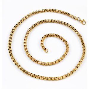 50cm - 3mm Jasseron Schakelketting - Stalen Goud Kleur - Ketting Dames - Heren