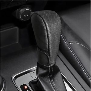 Antislip Auto Pookknop Hoes Behoudt Auto Lederen Pookknop Hoes - Zwart - Accessoires Auto .