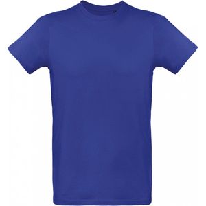 T-shirt Heren L B&C Ronde hals Korte mouw Cobalt Blue 100% Katoen