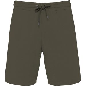 Native Spirit Ecologische herenshort French Terry NS716 - Washed Organic Khaki - XL