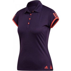 adidas Club 3 Str Polo Dames Sportshirt - Legend Purple - Maat S