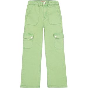 Vingino Cato Cargo Jeans Meisjes - Broek - Groen - Maat 140