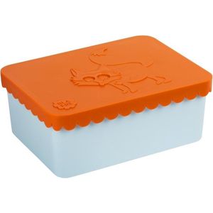 Lunchbox - brooddoos vos oranje - lichtblauw - Blafre