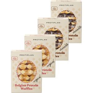 Protiplan | Mix Belgische Wafels | Voordeelpakket | 28 x Belgische Wafels (Chocolade) | Snel afvallen zonder poespas!