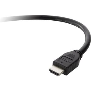 Belkin Standard - HDMI-kabel - HDMI (M) naar HDMI (M) - 3 m - dubbel afgeschermd - zwart - 4K ondersteuning