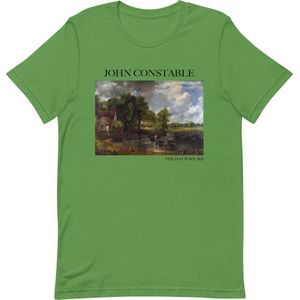 John Constable 'De Hooiwagen' (""The Hay Wain"") Beroemd Schilderij T-Shirt | Unisex Klassiek Kunst T-shirt | Leaf | XL