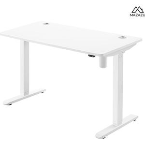 MIRA Home - Elektrisch Bureau - Laptoptafel - Laptop - Tafel - Bureau - Wit - 120x60x114