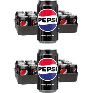 Pepsi cola - Zero - blik - Duo Pack - 2x 24x33 cl - NL