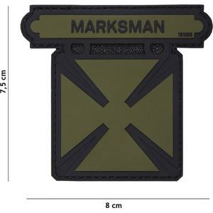 101 Inc Embleem 3D Pvc Marksman Groen 17080