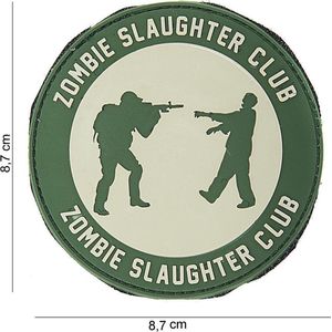 101 Inc Embleem 3D Pvc Zombie Slaughter Club Rond  10074