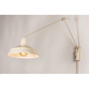 Lumidora Wandlamp 74565 - E27 - Beige - Zand - Metaal