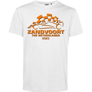 T-shirt Auto GP Zandvoort 2023 | Formule 1 fan | Max Verstappen / Red Bull racing supporter | Wit | maat S