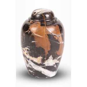 Crematie urn | Mini urn natuursteen tijgeroog | Keepsake urn | 0.08 liter