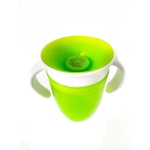 MONKIEZZ drink cup - 360 graden - green - oefenbeker