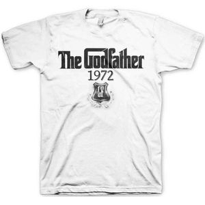 The Godfather Heren Tshirt -L- 1972 Wit