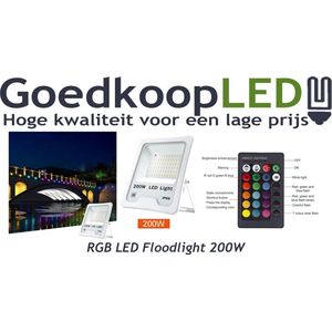 RGB LED Floodlight 200W