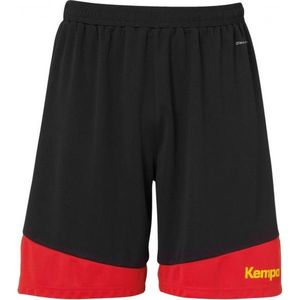 Kempa Emotion 2.0 Short Kind Zwart-Rood-Geel Maat 164