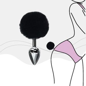 Daily Joy Buttplug – Konijnenstaart – Rollenspel – Anale staart – Zwart