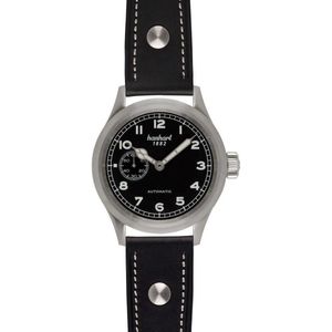 Hanhart Pioneer Preventor9 Horloge Zwart, zwarte band