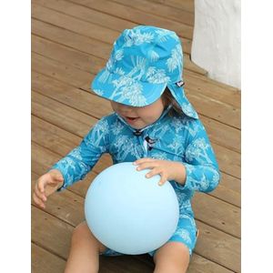 Baby Peuter Zonnehoed UPF 50+ Badmuts Flap Nekbescherming Verstelbare Kinbandjes UV-zonbescherming Hoeden