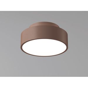 Plafondlamp Chicago-150 Brons - Ø15cm - LED 9,8W 2700K/3000K 1260lm - IP20 - Dimbaar > spots verlichting led brons | opbouwspot led brons | plafonniere led brons | plafondlamp brons | sfeer lamp brons | design lamp brons