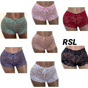 Dames hipster 7 pack met kant L 36-38