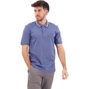 BOSS Penrose slim fit polo - jersey - lavendelblauw - Maat: M