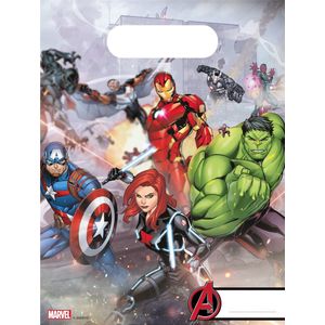 PROCOS - 6 Mighty Avengers feestzakjes - Decoratie > Feestzakjes