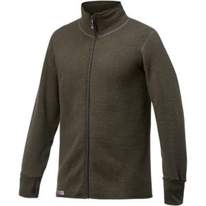 Merino Mid Layer Full Zip Jacket 600 - Pine Green