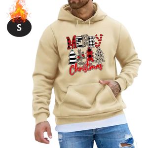 Livano Kersttrui - Heren - Foute Kersttrui - Christmas Sweater - Kerst Sweater - Christmas Jumper - Hoodie - Abrikoos - S