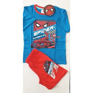 Spiderman Shortama - Pyjama - Maat 128/134