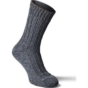 Fellhof Alpaca sokken dik maat 35-38 – antraciet – alpacawol – wollen sokken – warme sokken - hypoallergeen - temperatuurregulerend – comfortabel – zacht