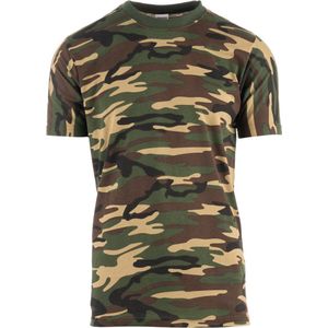 Army camouflage t-shirt korte mouw S