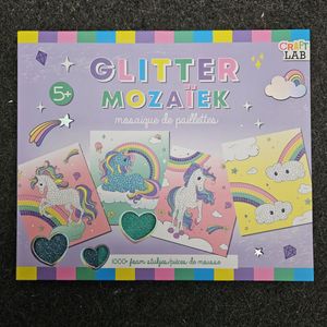 Glitter mozaïek eenhoorn, DIY